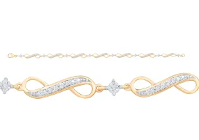 10K 0.25ct Diamond Bracelet
