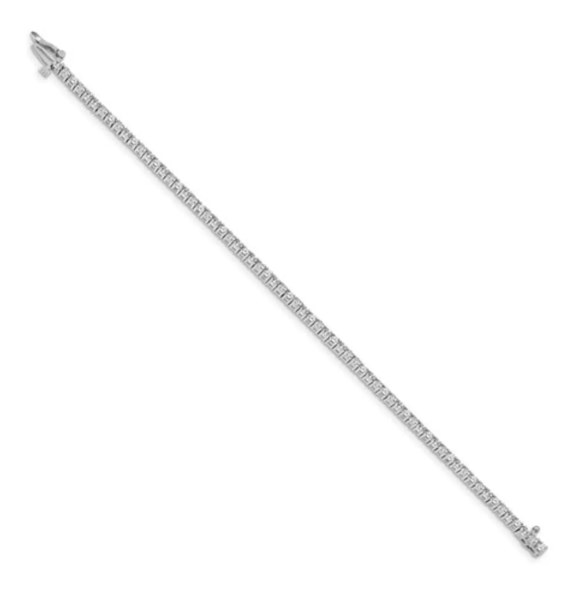14k White Gold VS Diamond Tennis Bracelet