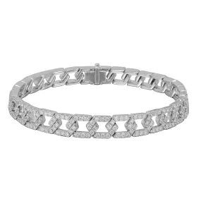 18k Gold & Diamond Link Bracelet - 3.66ct