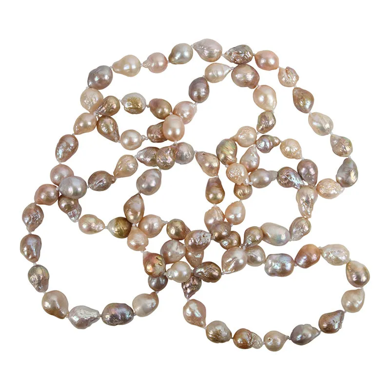 420-02 | PINK EDISON PEARL ROPE 46"