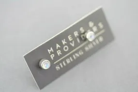 4mm silver stud - moonstone