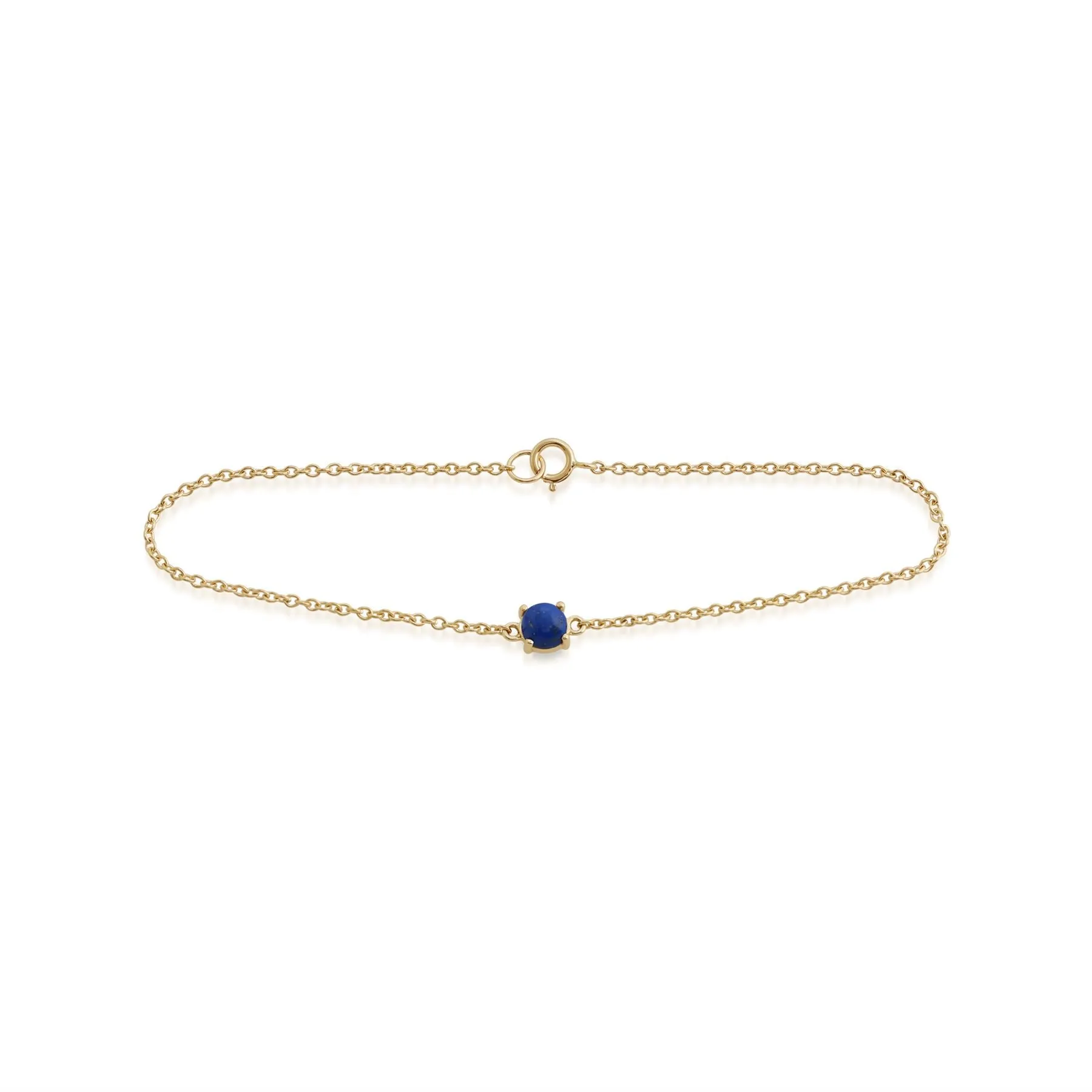 9 karat Gelbes Gold Onyx 7zoll Armband