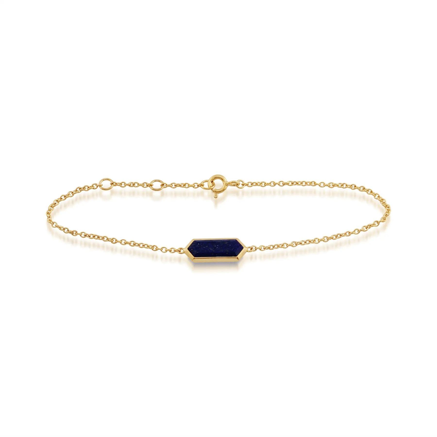 925er Sterlingsilber Lapislazuli 7zoll Armband
