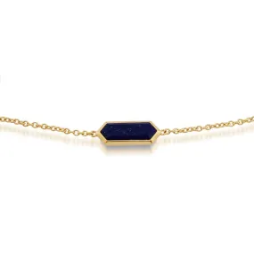 925er Sterlingsilber Lapislazuli 7zoll Armband
