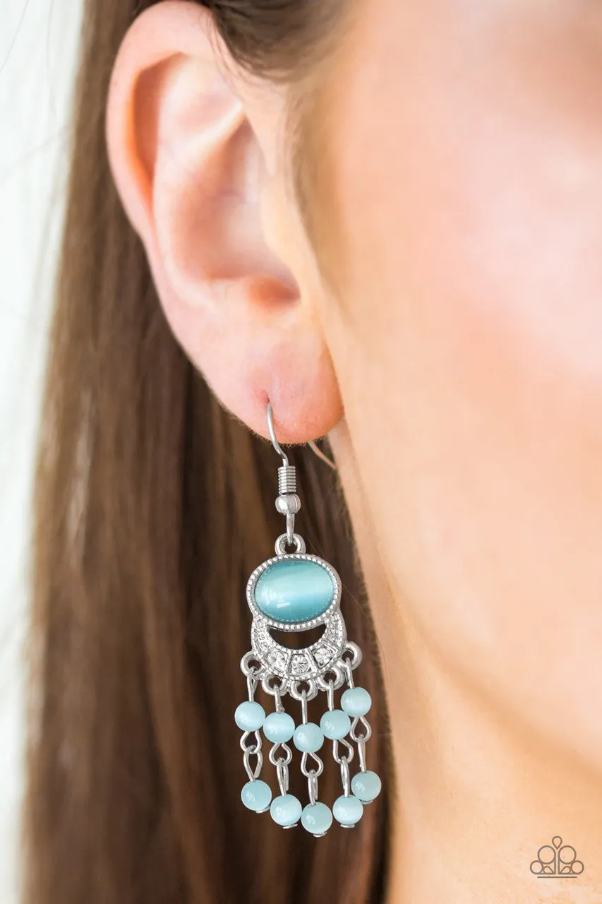 A Spring State of Mind Blue Paparazzi Earrings