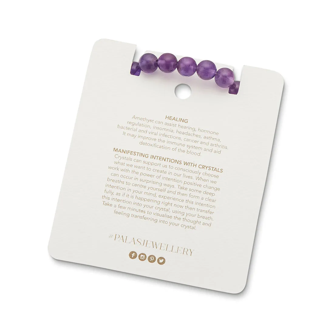 AMETHYST ENERGY GEM BRACELET