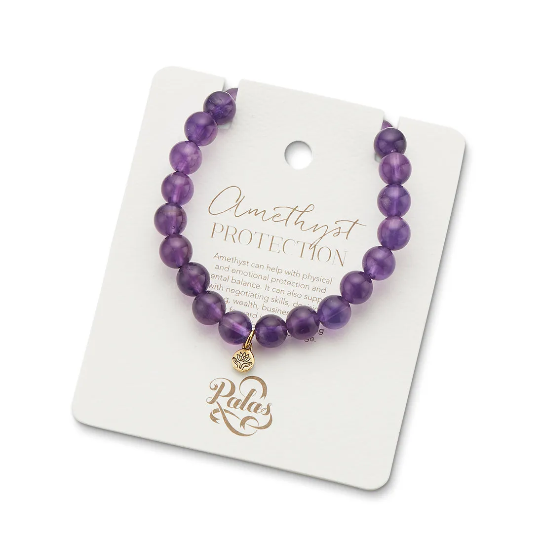 AMETHYST ENERGY GEM BRACELET