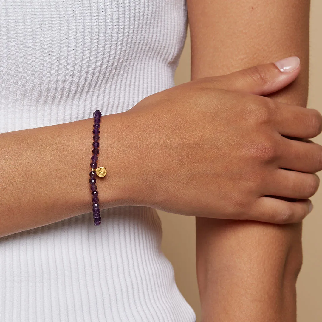 Amythyst Tranquility Bracelet - bg86-03-b