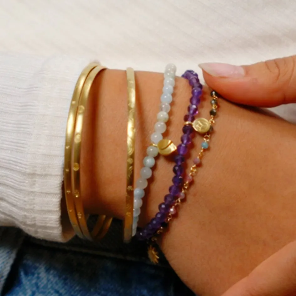 Amythyst Tranquility Bracelet - bg86-03-b