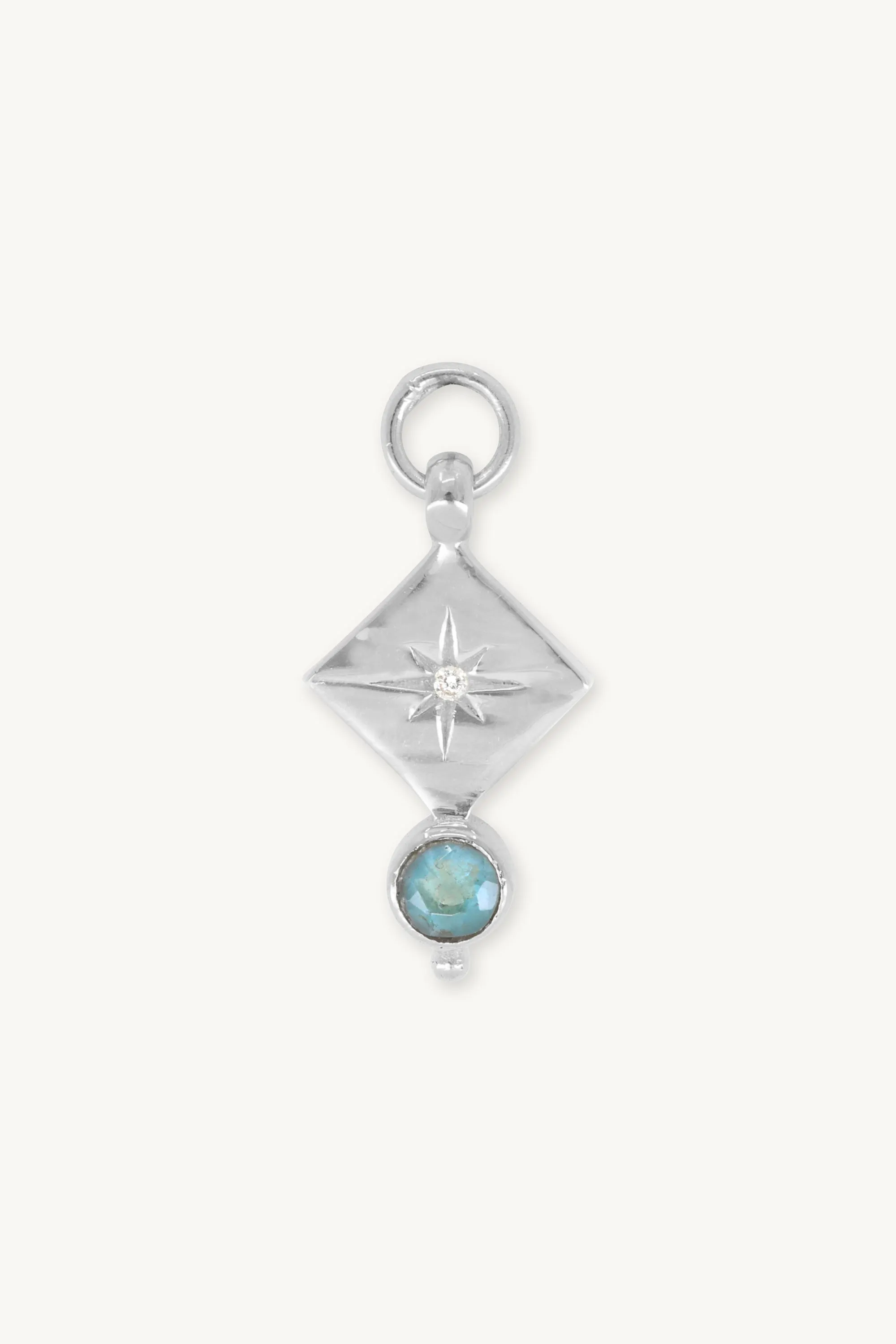 Ara Apatite Silver Charm