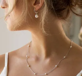 Astoria Pearl Station Necklace