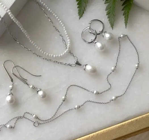 Astoria Pearl Station Necklace