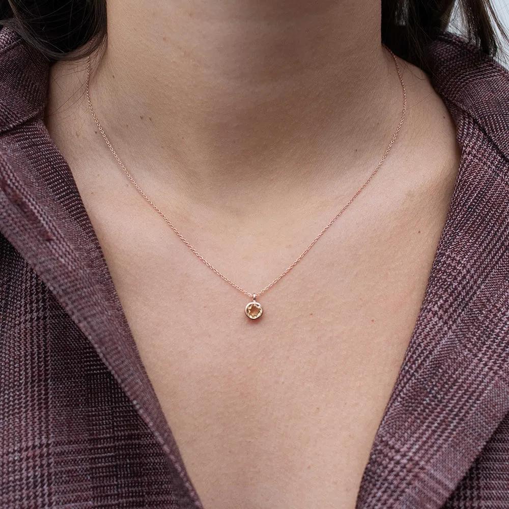 August Birthstone Necklace