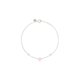 Babydoll 18K Whitegold Bracelet w. Diamonds