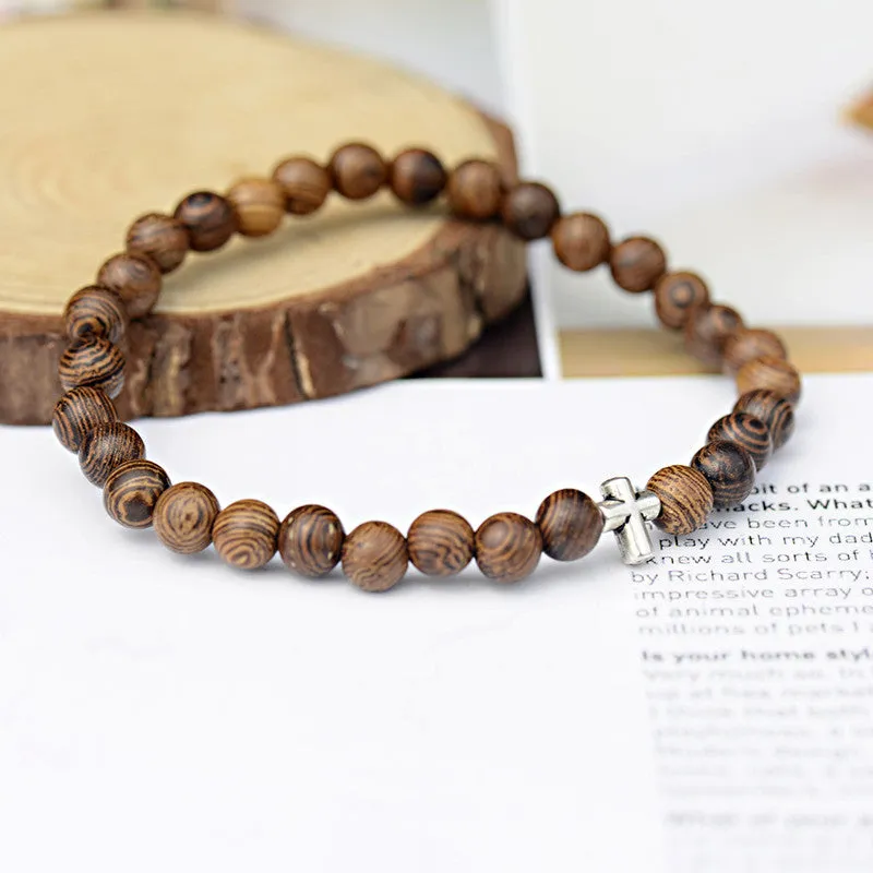 Beaded cross accessory bracelet bracelet
