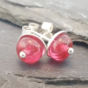 Birthstones in Glass -  Lucy Stud Earrings