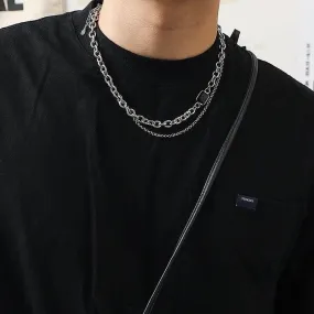 Black Gem Double Necklace
