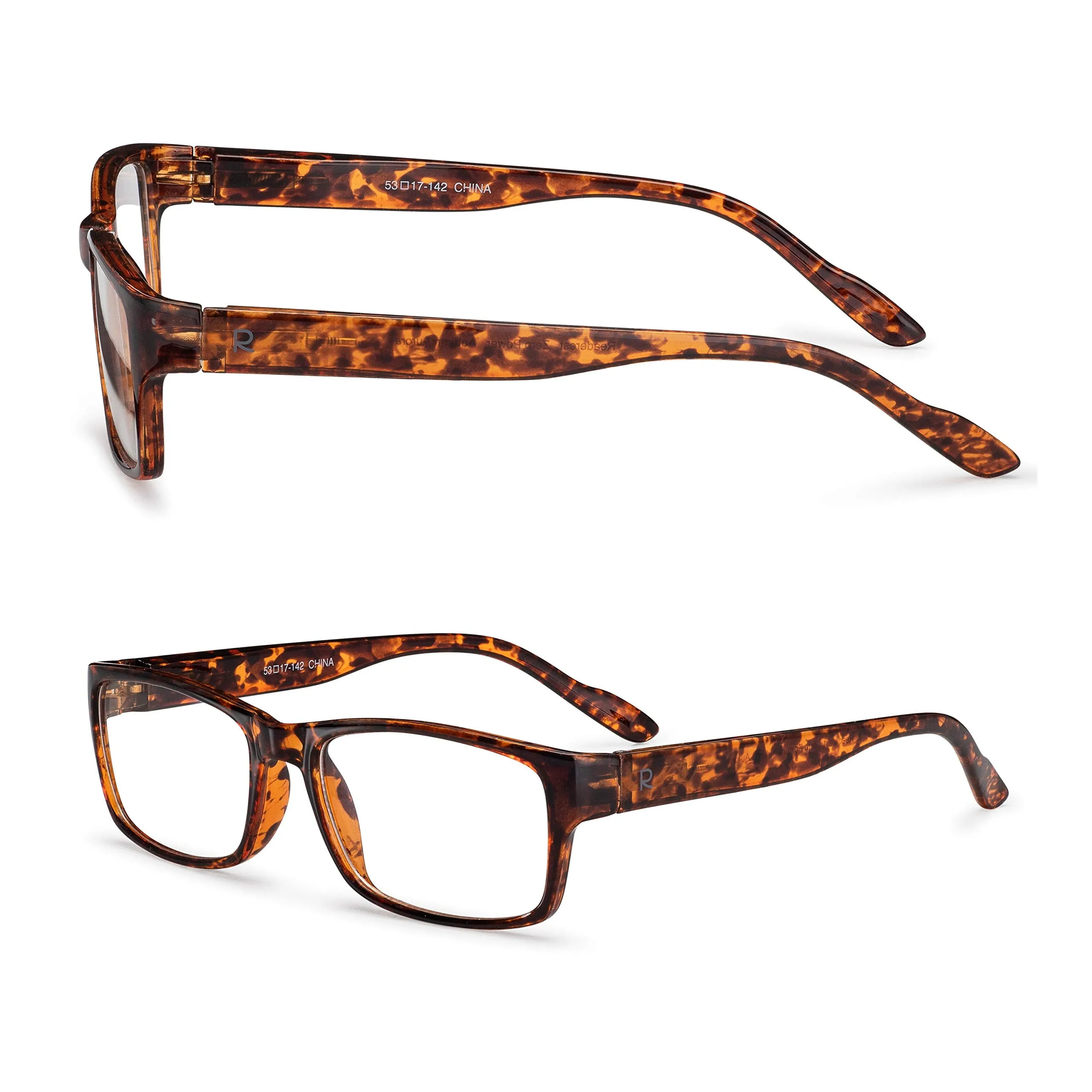 Blue-Light-Blocking-Reading-Glasses-Tortoise-0-75-Magnification Anti Glare