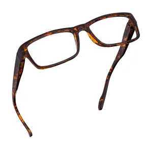 Blue-Light-Blocking-Reading-Glasses-Tortoise-0-75-Magnification Anti Glare