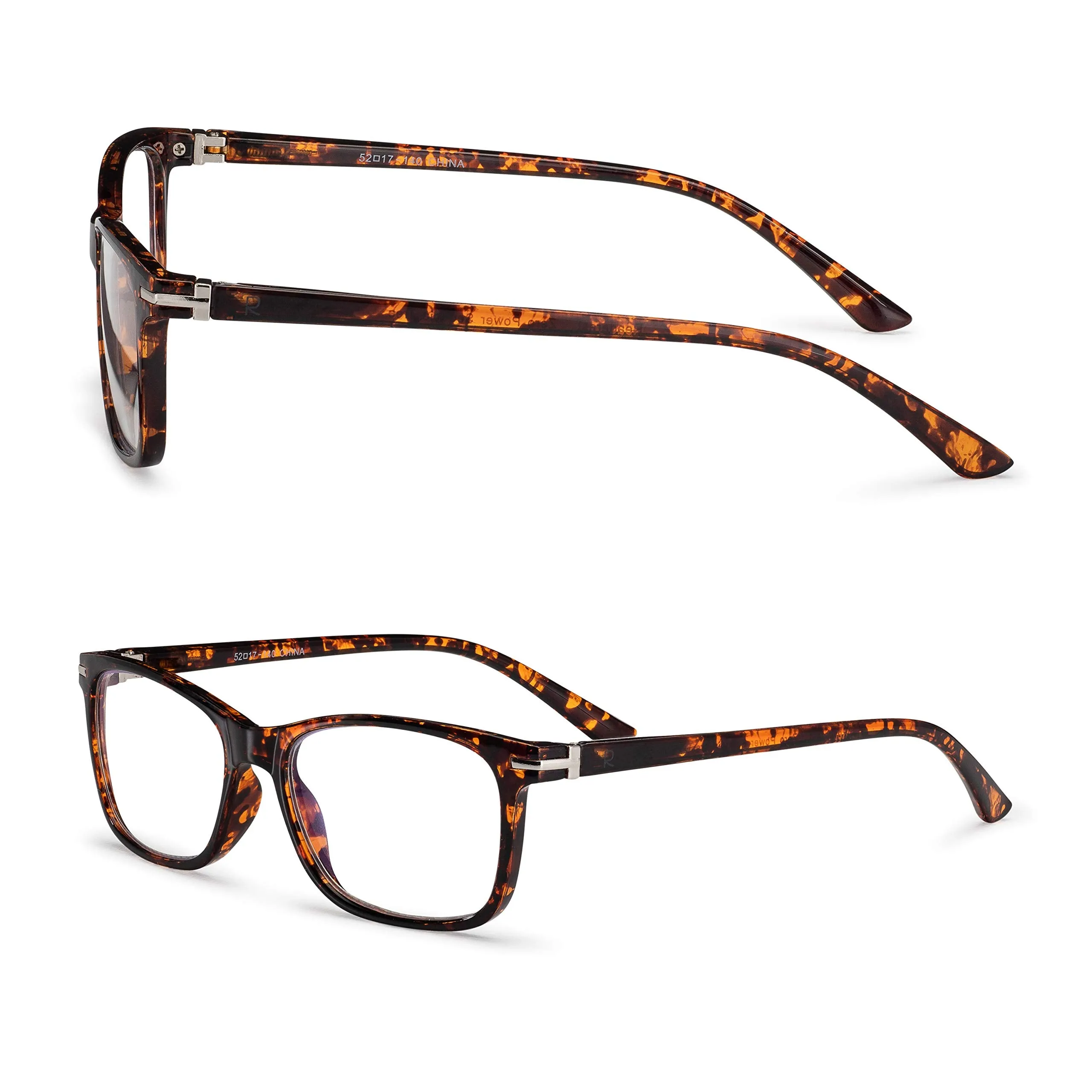 Blue-Light-Blocking-Reading-Glasses-Tortoise-3-50-Magnification-Computer-Glasses