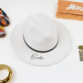 Bride Fedora Hat