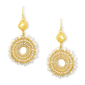 Cairo Earrings Pearl