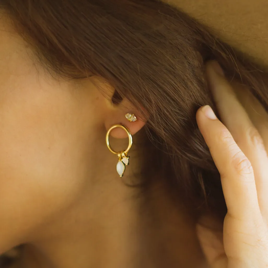 Cali Earrings - Gold & Silver
