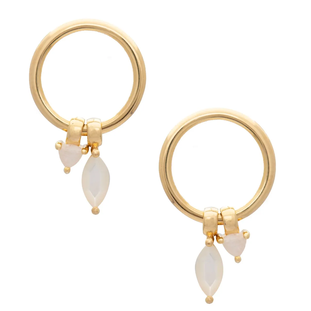 Cali Earrings - Gold & Silver