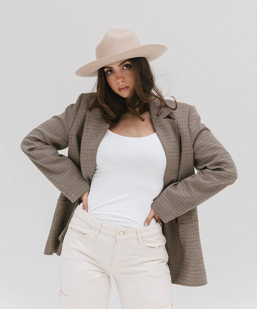 Camille Campaign Crown: Size S/M 57 / Cream