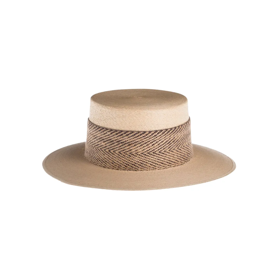 Catalina Cordobes Palm Leaf Natural Hat