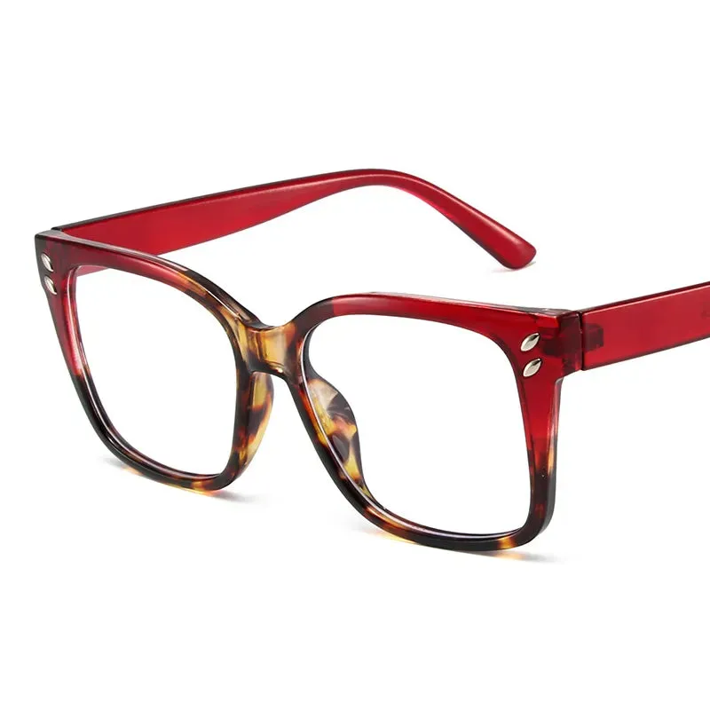 CCspace Women's Full Rim Square Tr 90 Reading Glasses R56953