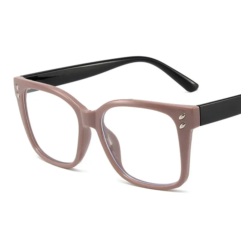 CCspace Women's Full Rim Square Tr 90 Reading Glasses R56953