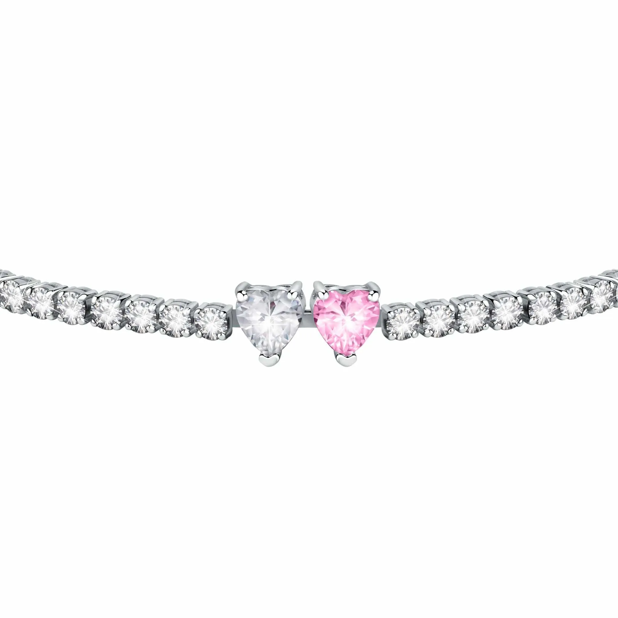 Chiara Ferragni Diamond Heart White and Fairytale Tennis Bracelet