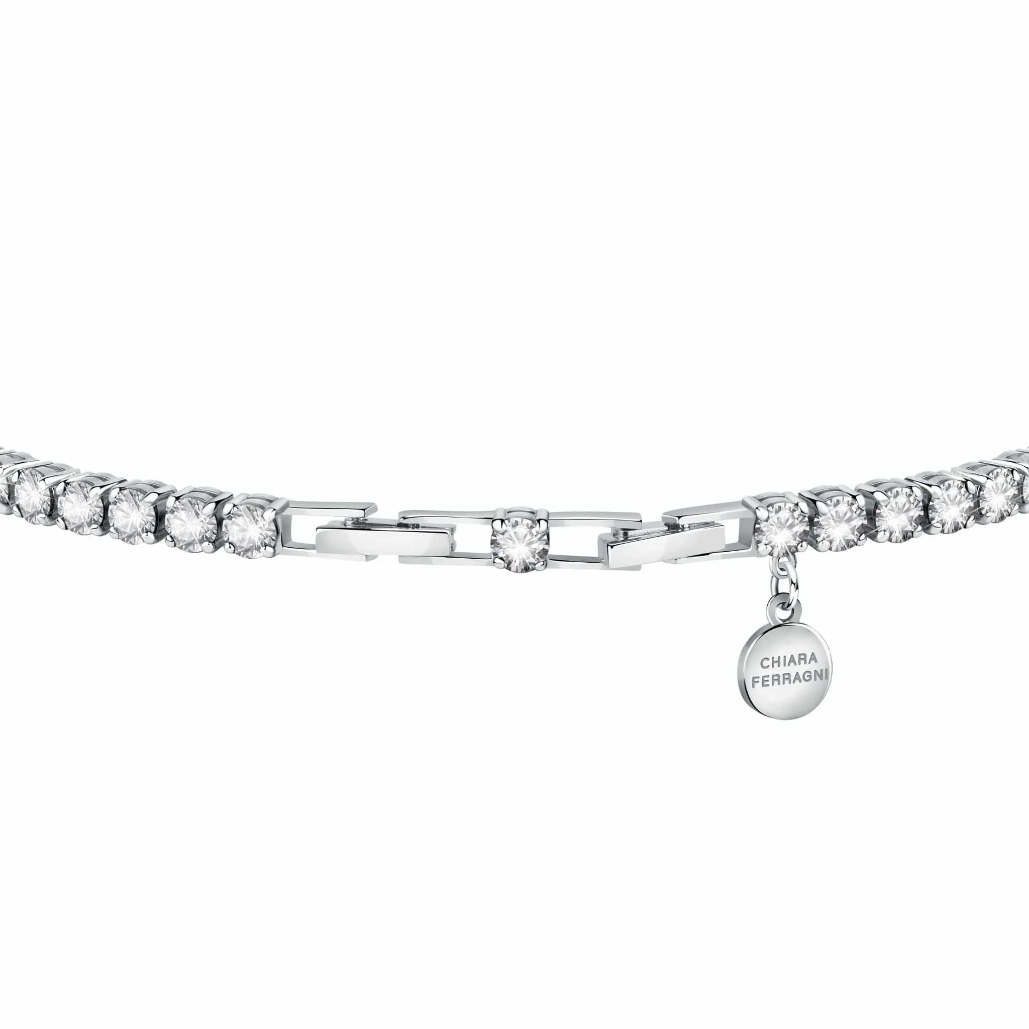 Chiara Ferragni Diamond Heart White and Fairytale Tennis Bracelet