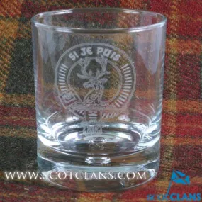 Clan Crest Whisky Glass