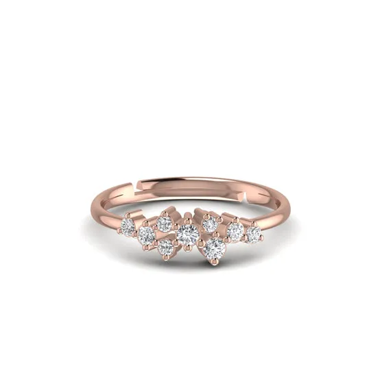 Cocktail Silver Ring