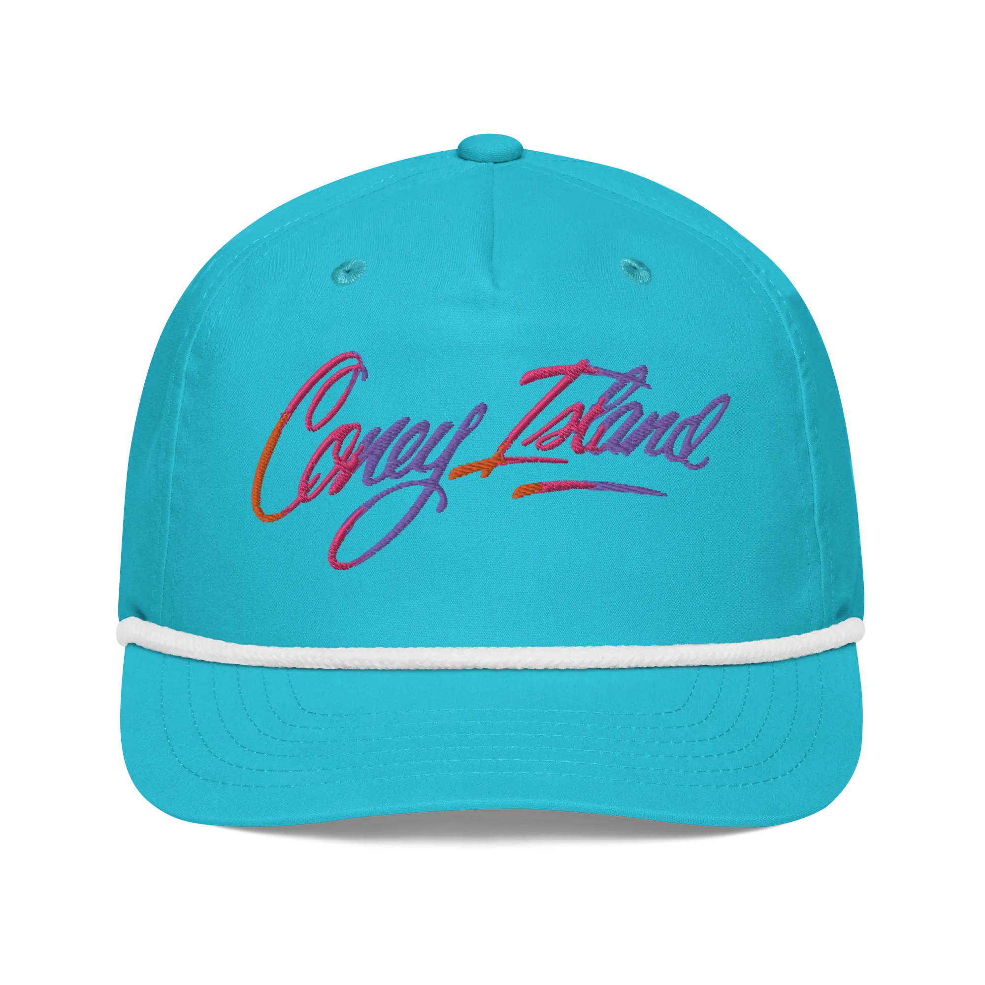 Coney Island in the Sun Golf rope cap