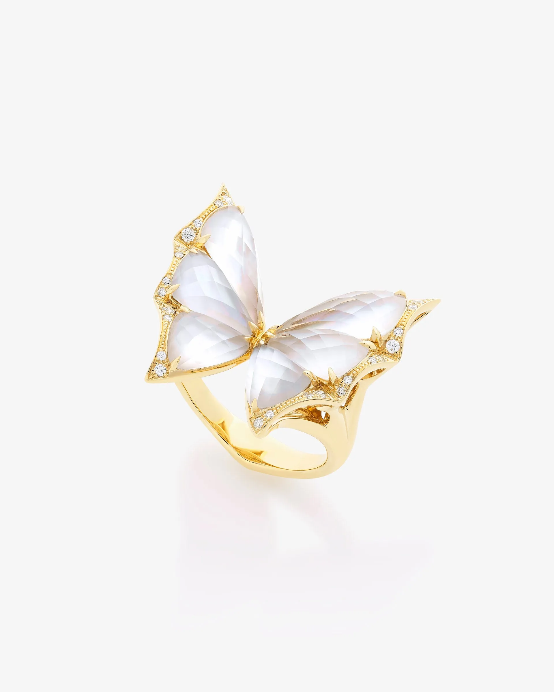 Crystal Haze Small Cocktail Ring