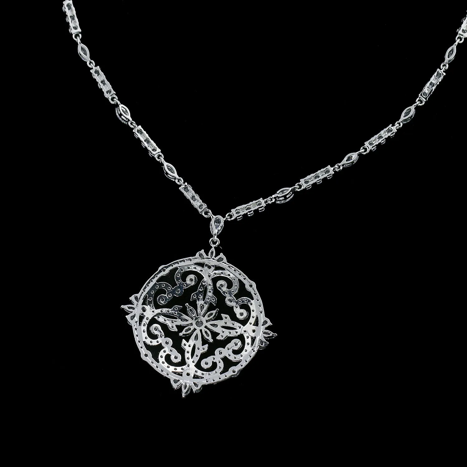 Cubic zirconia bride wedding necklace earring set top quality  CN10191