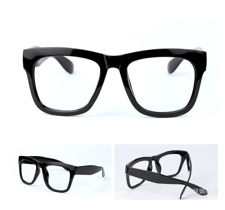 Cubojue Unisex Full Rim Big Square Tr 90 Titanium Reading Glasses 5116