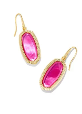 Dani Ridge Frame Drop Earring Gold Azalea Illusion by Kendra Scott