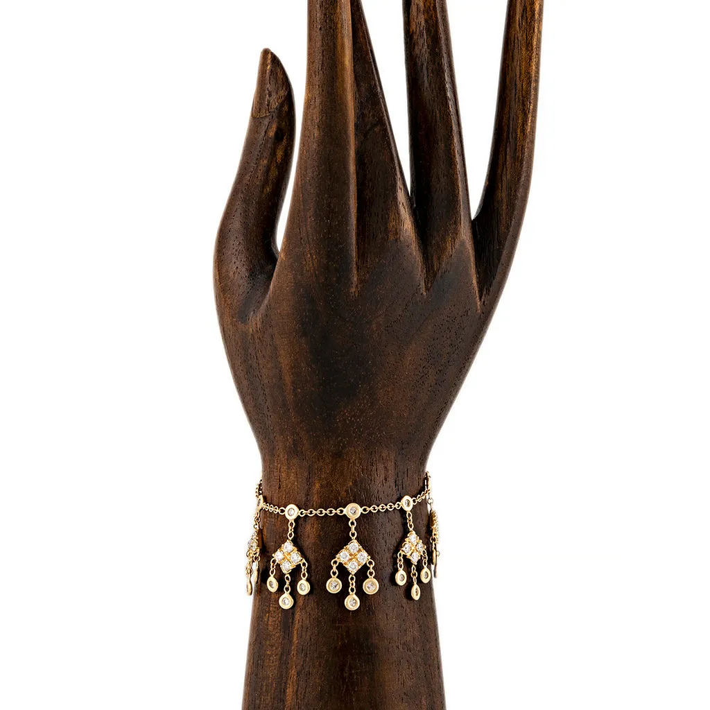 DIAMOND KITE SHAKER BRACELET