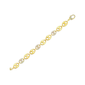 Diamond Mariner Link Bracelet