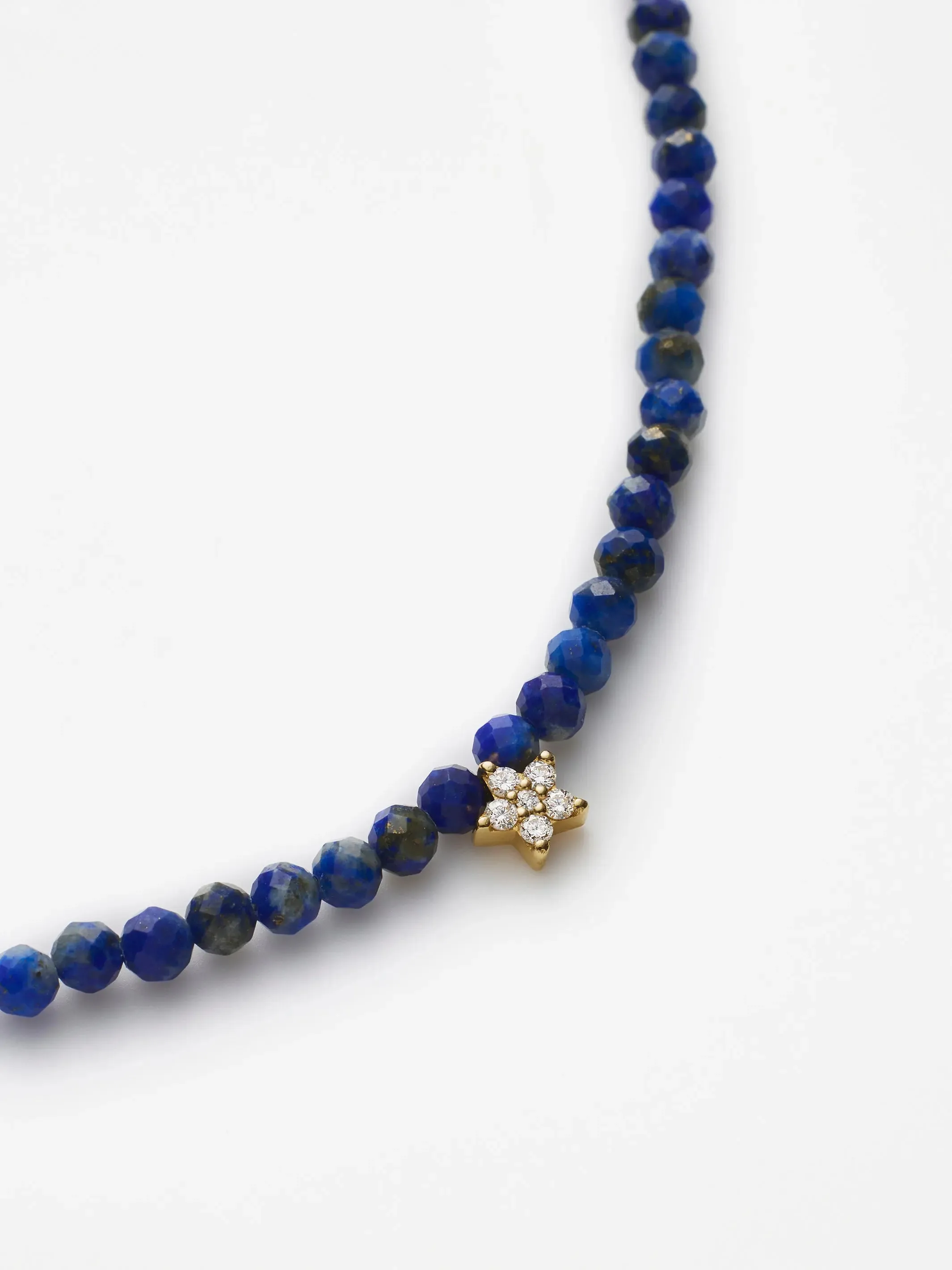 Diamond Star Lapis Bracelet
