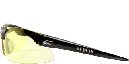 Edge Eyewear Zorge G2 DZ112-G2 Black Frame Yellow Lens Safety Glasses