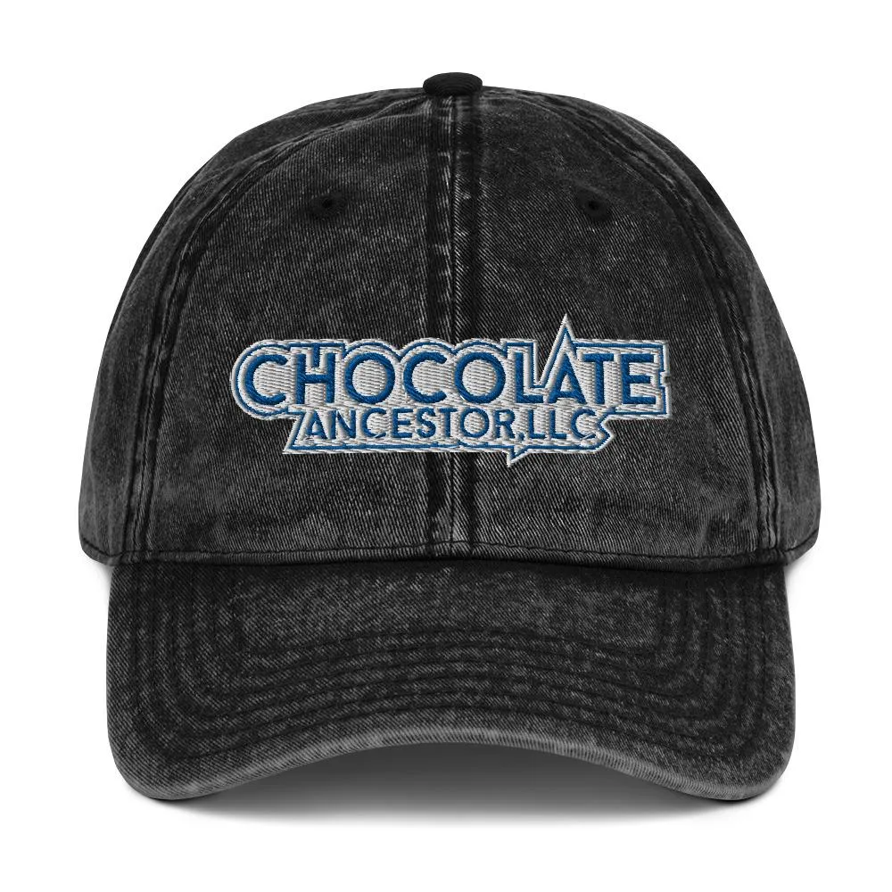 Electric Chocolate Ancestor Logo Vintage Cotton Twill Cap