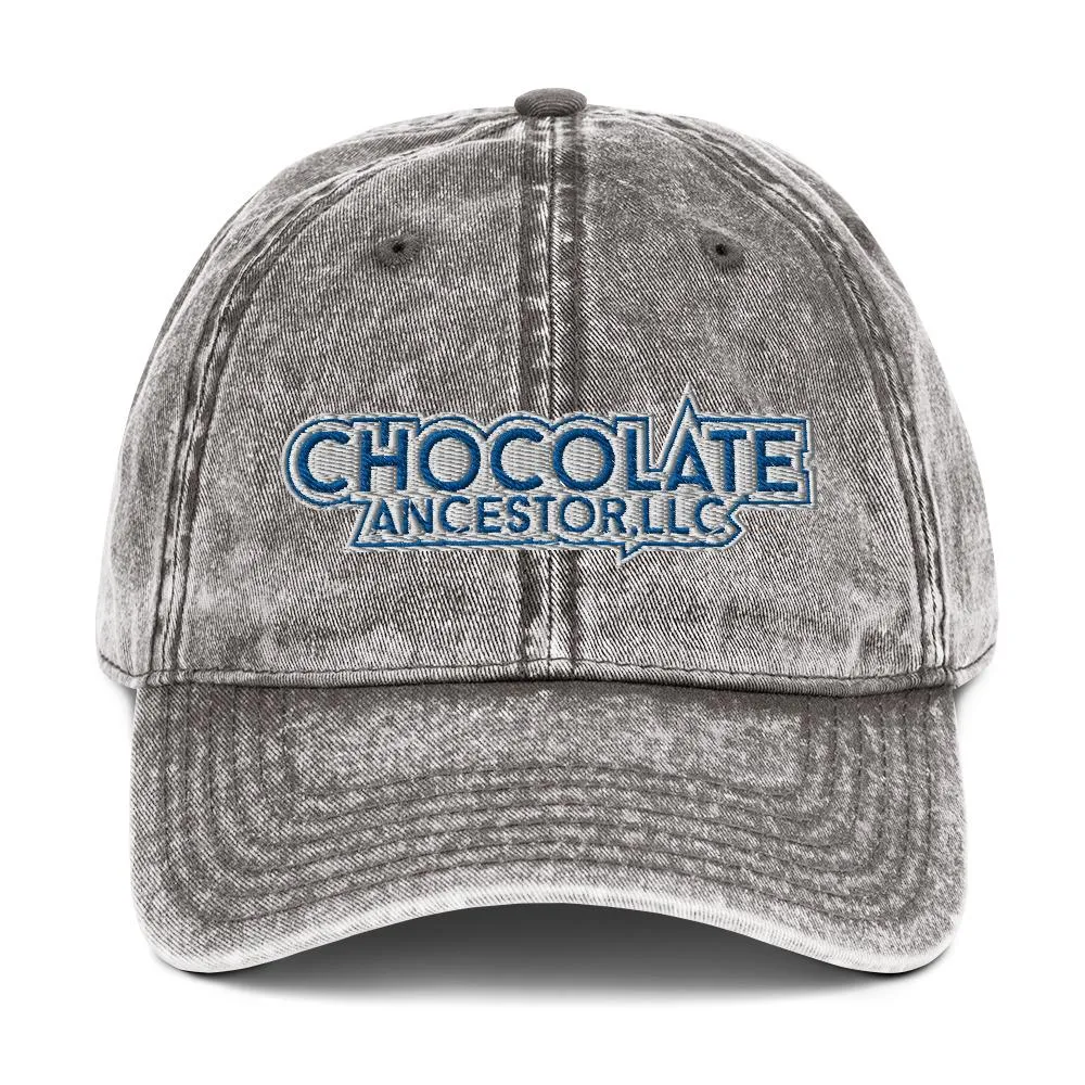 Electric Chocolate Ancestor Logo Vintage Cotton Twill Cap