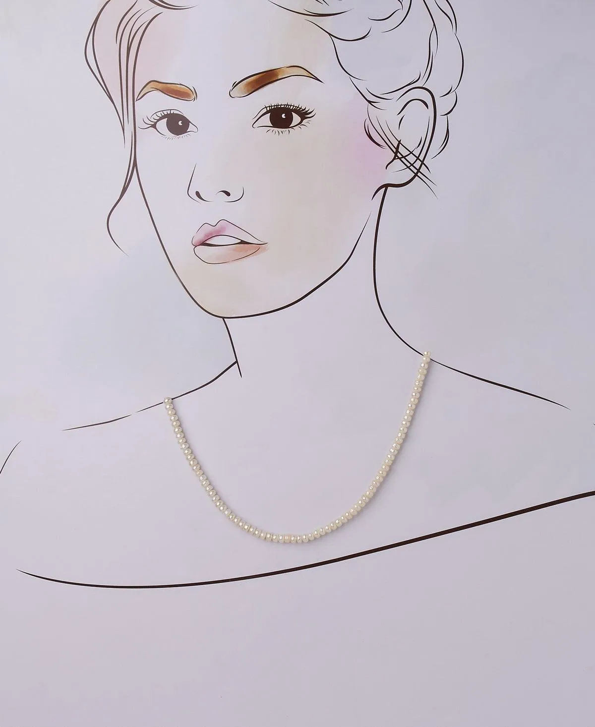 Elegant Real Pearl Necklace