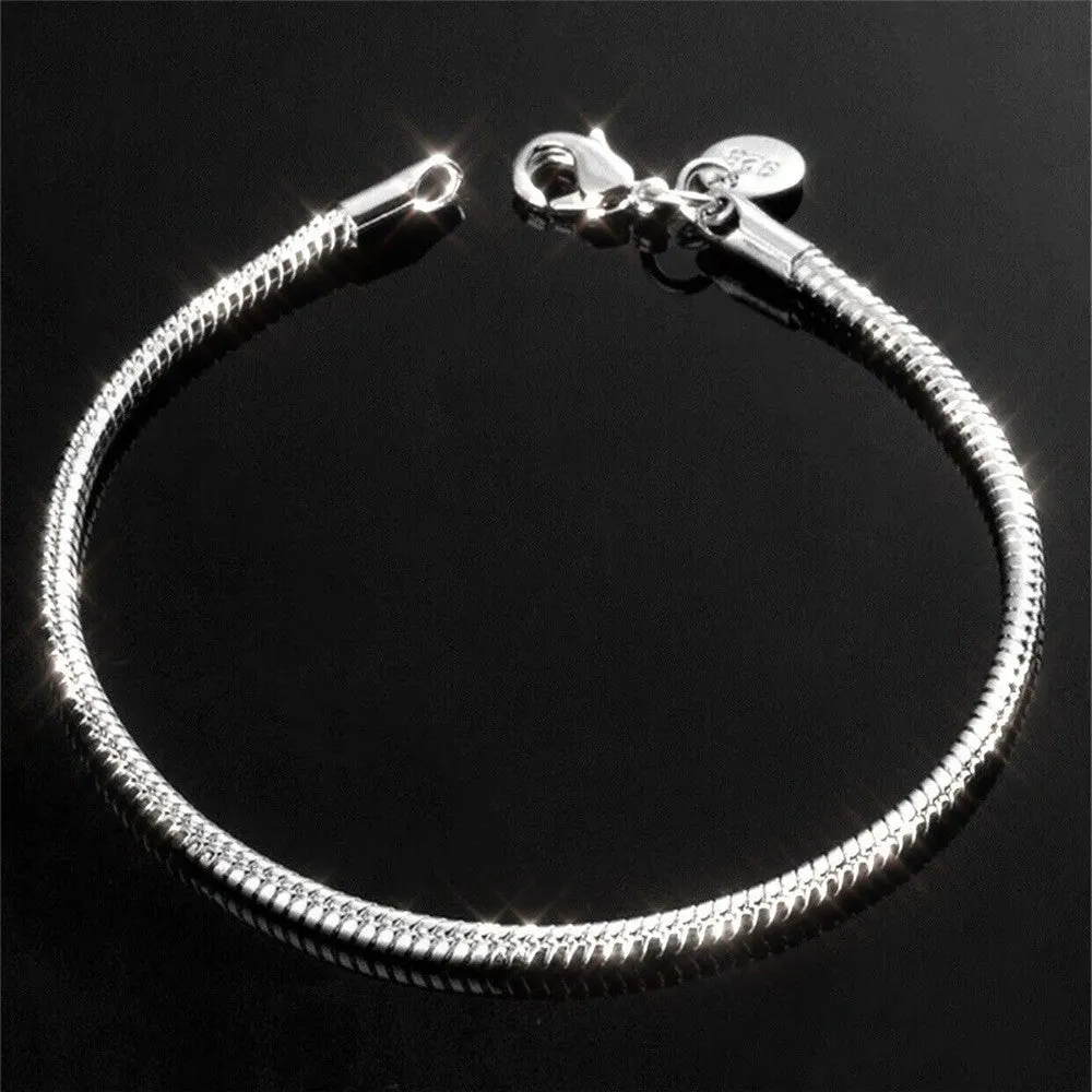 Elegant Serpentine Beaded Bracelet