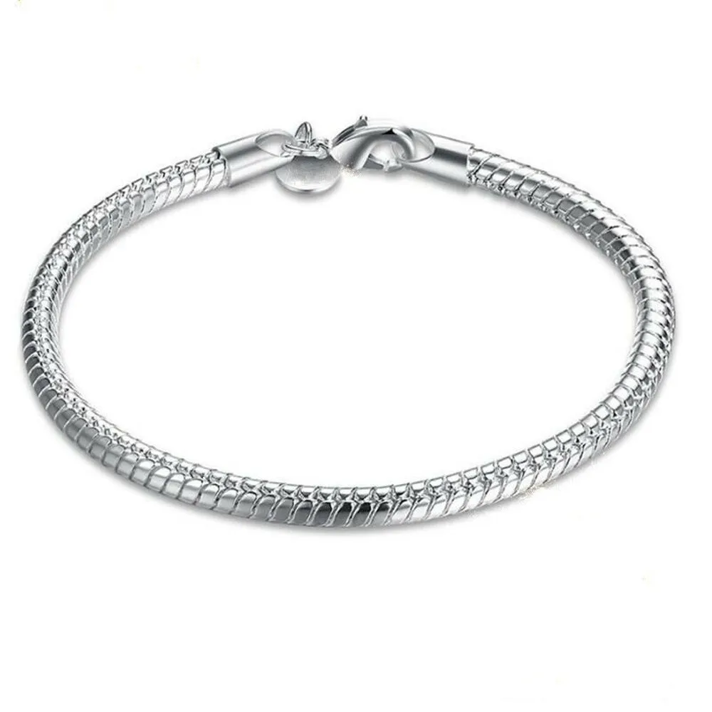 Elegant Serpentine Beaded Bracelet